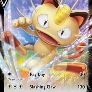 Meowth V SWSH004 Holofoil SWSH: Sword & Shield Promo Cards