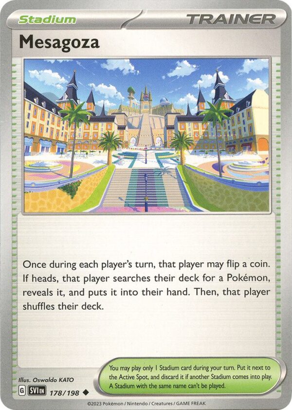 Mesagoza 178/198 Normal SV01: Scarlet & Violet Base Set Mesagoza 178/198 Normal SV01: Scarlet & Violet Base Set