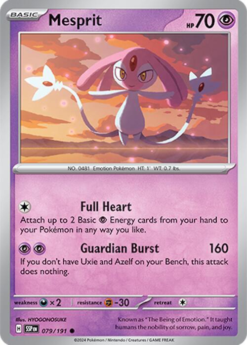 Mesprit 079/191 Normal SV08: Surging Sparks Mesprit 079/191 Normal SV08: Surging Sparks