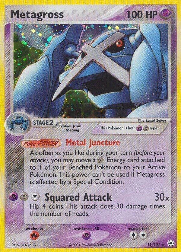 Metagross 11/101 Reverse Holofoil Hidden Legends