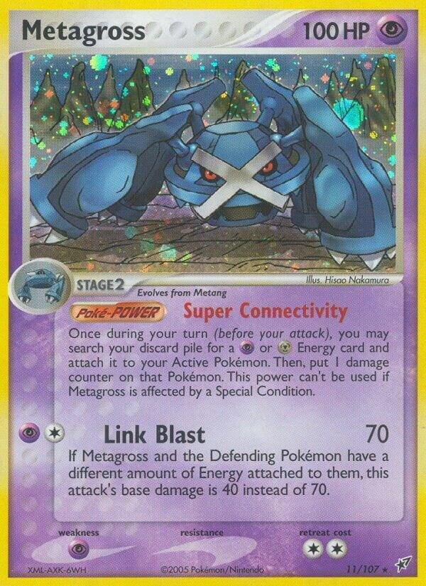 Metagross 11/107 Reverse Holofoil Deoxys Metagross 11/107 Reverse Holofoil Deoxys