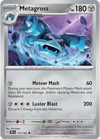 Metagross | 115/162 | Reverse Holofoil | SV05: Temporal Forces