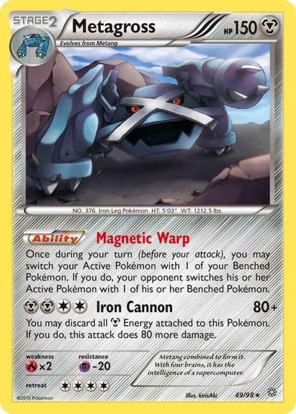 Metagross (49) 49/98 Reverse Holofoil XY – Ancient Origins