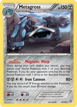Metagross 49/98 (XY Ancient Origins) 049/098 Holofoil Deck Exclusives Metagross 49/98 (XY Ancient Origins) 049/098 Holofoil Deck Exclusives