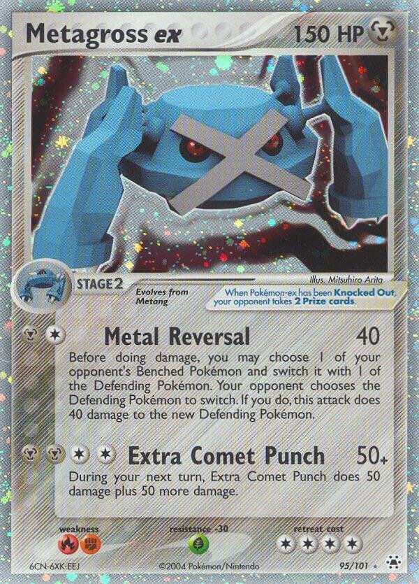 Metagross ex 95/101 Holofoil Hidden Legends Metagross ex 95/101 Holofoil Hidden Legends