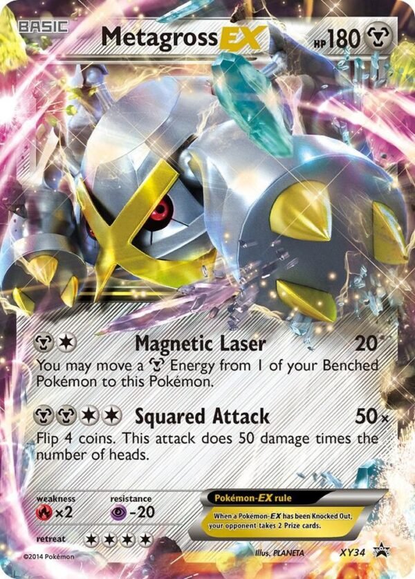 Metagross EX (Shiny) XY34 Holofoil XY Promos