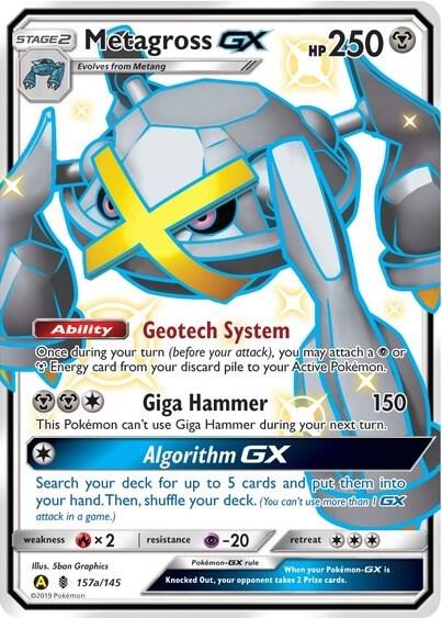 Metagross GX 157a/145 Holofoil Alternate Art Promos