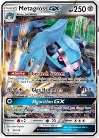 Metagross GX | 85/145 | Holofoil | SM - Guardians Rising