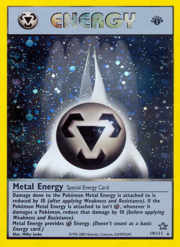 Metal Energy 019/111 Unlimited Holofoil Neo Genesis Metal Energy 019/111 Unlimited Holofoil Neo Genesis