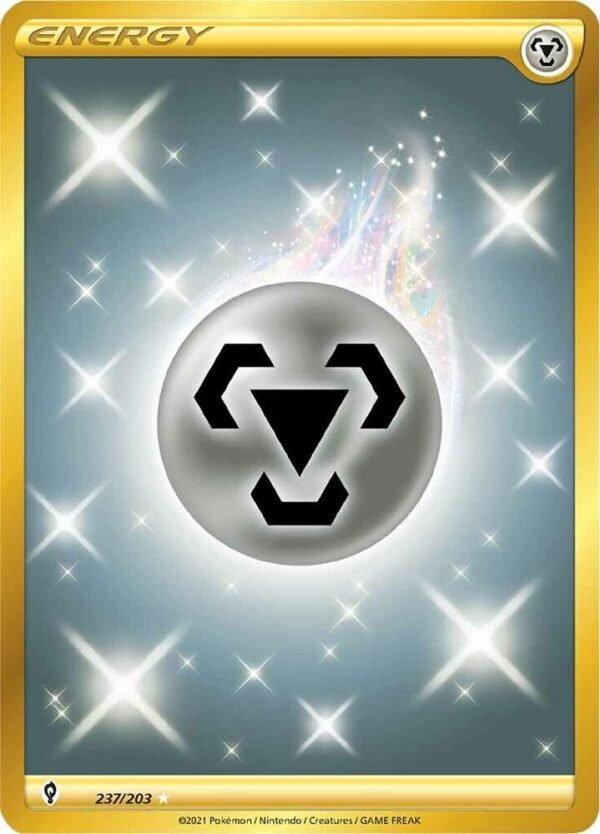 Metal Energy (Secret) 237/203 Holofoil SWSH07: Evolving Skies