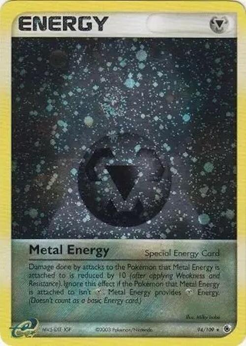 Metal Energy (Special) 94/109 094/109 Holofoil League & Championship Cards