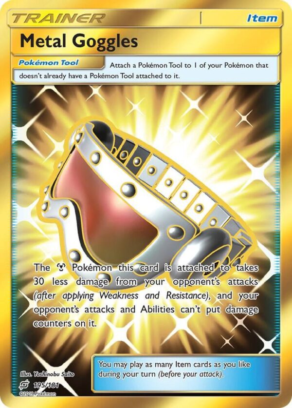 Metal Goggles (Secret) 195/181 Holofoil SM – Team Up