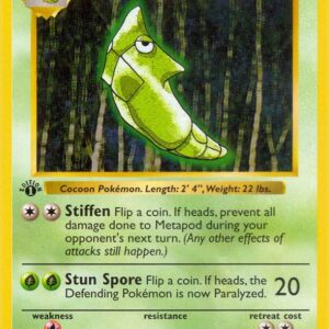 Metapod 054/102 1st Edition Base Set (Shadowless)