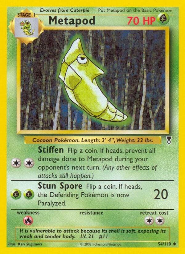 Metapod 054/110 Reverse Holofoil Legendary Collection Metapod 054/110 Reverse Holofoil Legendary Collection