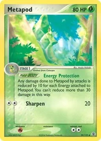 Metapod | 39/112 | Normal | FireRed & LeafGreen
