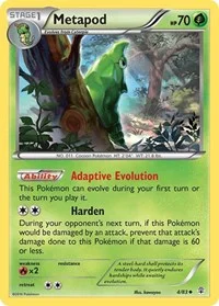Metapod | 4/83 | Reverse Holofoil | Generations