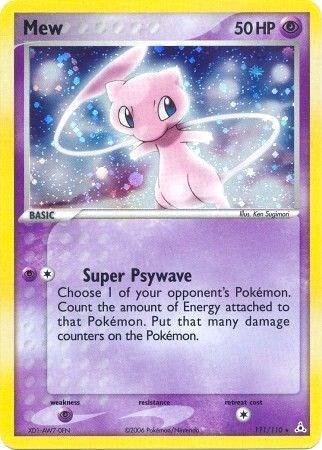 Mew 111/110 Holofoil Holon Phantoms Mew 111/110 Holofoil Holon Phantoms