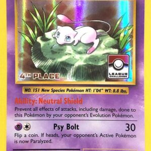 Mew 53/108 (League Challenge) [4th Place] 053/108 Holofoil League & Championship Cards