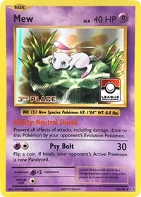 Mew | 53/108 (League Challenge) [3rd Place] | 053/108 | Holofoil | League & Championship Cards