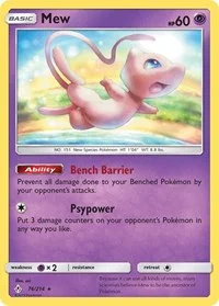 Mew | 76/214 | Reverse Holofoil | SM - Unbroken Bonds
