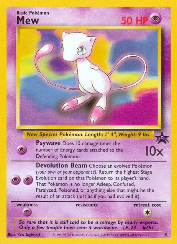Mew (8) 08/53 Normal WoTC Promo