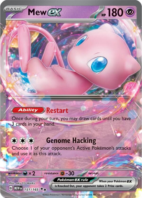Mew ex 151/165 Holofoil SV: Scarlet & Violet 151