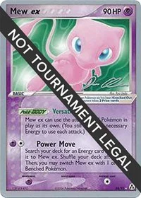 Mew ex | 2006 (Jason Klaczynski) | 88/92 | Normal | World Championship Decks