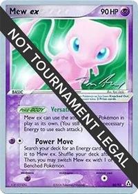 Mew ex | 2007 (Tom Roos) | 88/92 | Normal | World Championship Decks Mew ex | 2007 (Tom Roos) | 88/92 | Normal | World Championship Decks