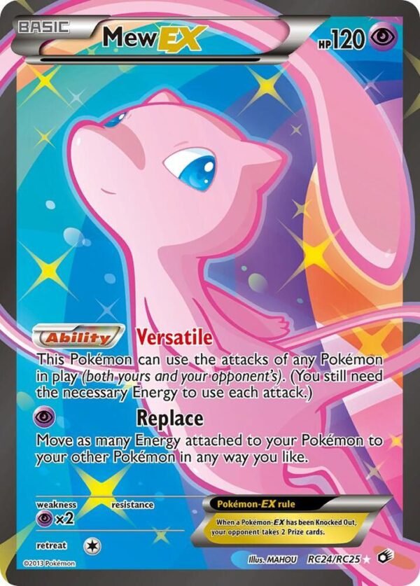 Mew EX (Full Art) RC24/RC25 Holofoil Legendary Treasures: Radiant Collection