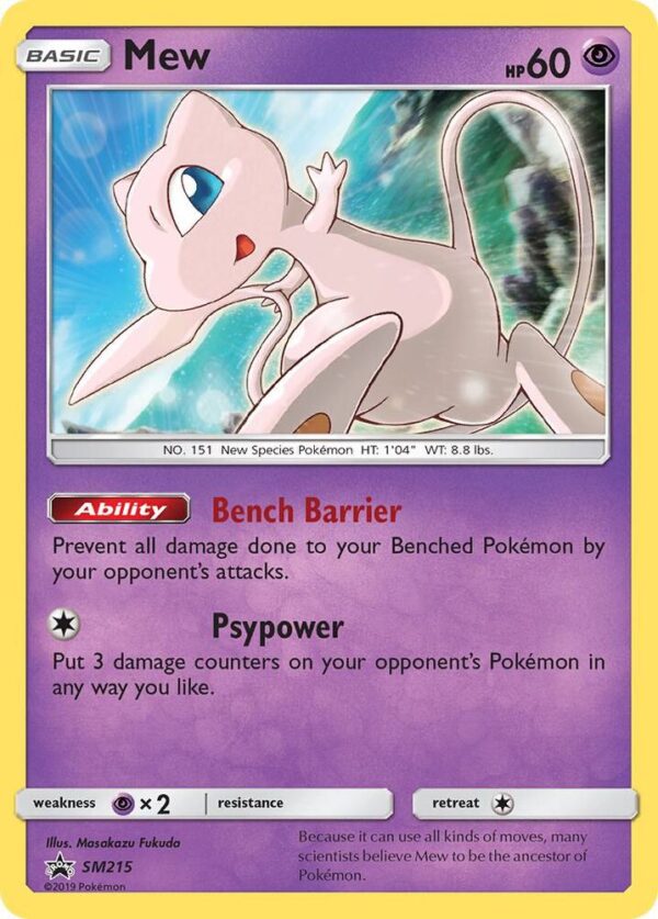 Mew SM215 Holofoil SM Promos