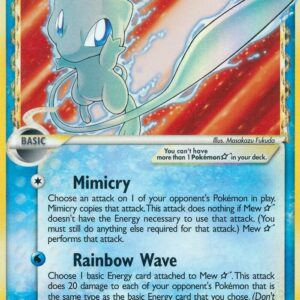 Mew Star (Delta Species) 101/101 Holofoil Dragon Frontiers Mew Star (Delta Species) 101/101 Holofoil Dragon Frontiers