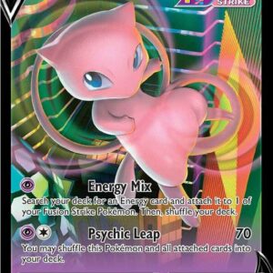 Mew V 113/264 Holofoil SWSH08: Fusion Strike Mew V 113/264 Holofoil SWSH08: Fusion Strike