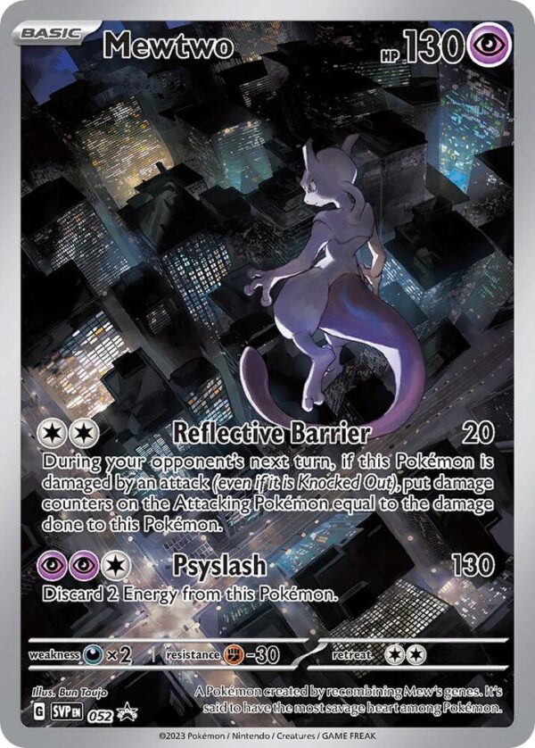 Mewtwo 052 Holofoil SV: Scarlet & Violet Promo Cards