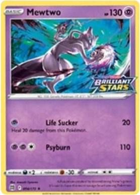 Mewtwo 056/172 (Brilliant Stars Stamped) Holofoil Miscellaneous Cards & Products