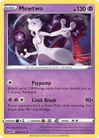 Mewtwo | 059/159 | Holofoil | Crown Zenith Mewtwo | 059/159 | Holofoil | Crown Zenith