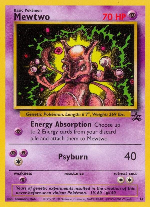 Mewtwo (14) 14/53 Normal WoTC Promo Mewtwo (14) 14/53 Normal WoTC Promo