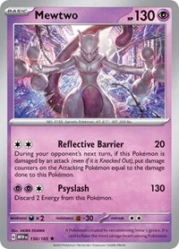 Mewtwo | 150/165 | Holofoil | SV: Scarlet & Violet 151