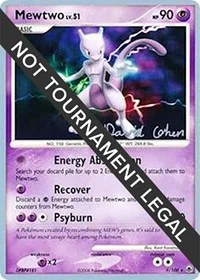 Mewtwo | 2009 (David Cohen) | 9/100 | Normal | World Championship Decks