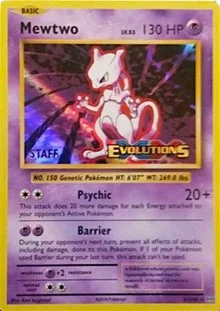 Mewtwo | 51/108 (Prerelease) [Staff] | Holofoil | XY Promos