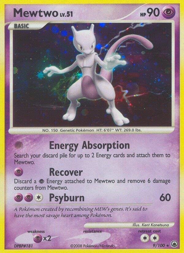 Mewtwo 9/100 Holofoil Majestic Dawn Mewtwo 9/100 Holofoil Majestic Dawn
