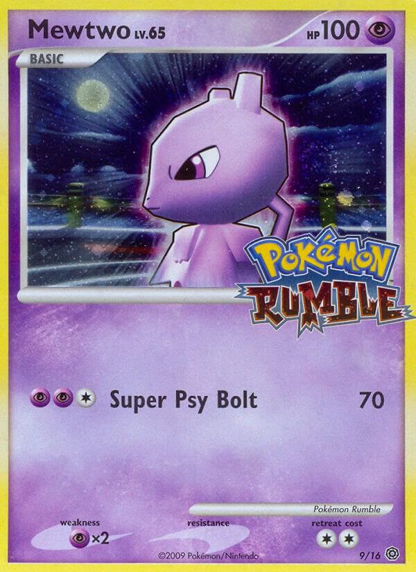 Mewtwo 9 Holofoil Rumble