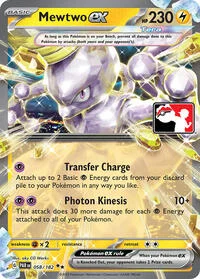 Mewtwo ex | 058/182 | Holofoil | Prize Pack Series Cards