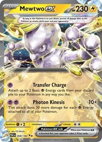 Mewtwo ex | 058/182 | Holofoil | SV04: Paradox Rift