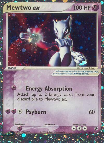 Mewtwo ex 101/109 Holofoil Ruby and Sapphire