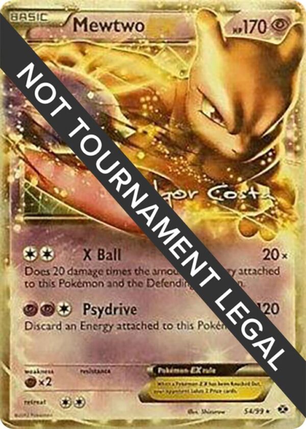 Mewtwo EX 2012 (Igor Costa) 54/99 Normal World Championship Decks Mewtwo EX 2012 (Igor Costa) 54/99 Normal World Championship Decks