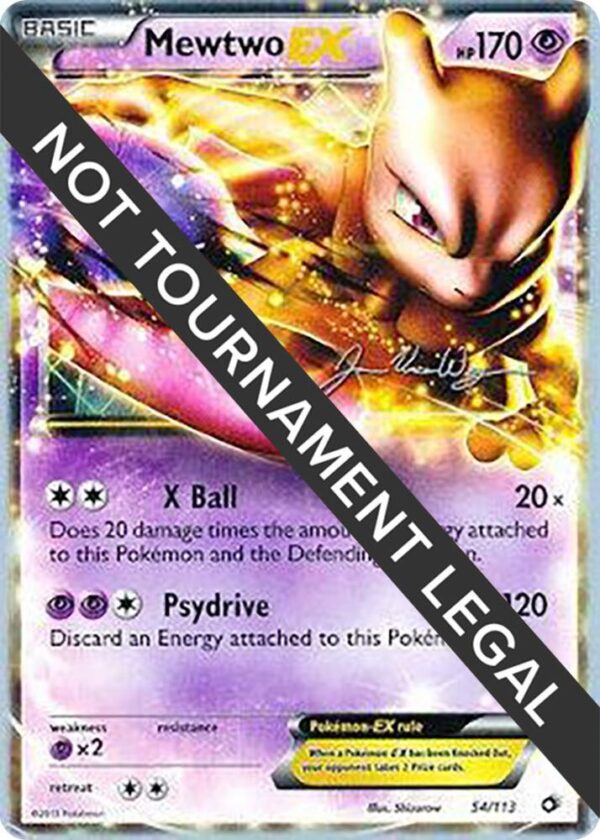 Mewtwo EX 2015 (Jacob Van Wagner) 54/113 Normal World Championship Decks Mewtwo EX 2015 (Jacob Van Wagner) 54/113 Normal World Championship Decks