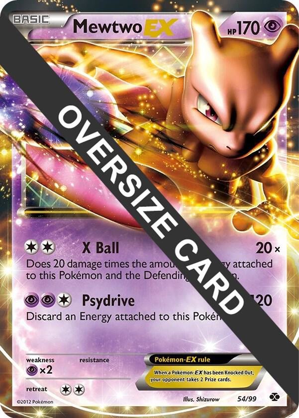 Mewtwo EX 54/99 054/099 Holofoil Jumbo Cards Mewtwo EX 54/99 054/099 Holofoil Jumbo Cards