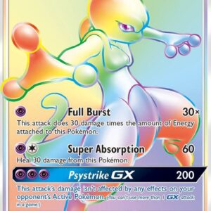 Mewtwo GX (Secret) 76/73 Holofoil Shining Legends Mewtwo GX (Secret) 76/73 Holofoil Shining Legends