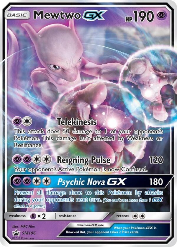 Mewtwo GX SM196 Holofoil SM Promos