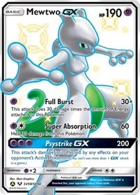 Mewtwo GX | SV59/SV94 | Holofoil | Hidden Fates: Shiny Vault Mewtwo GX | SV59/SV94 | Holofoil | Hidden Fates: Shiny Vault
